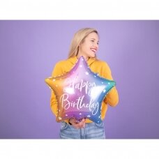 Folinis balionas "Happy Birthday" 40cm