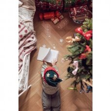 Popieriniai trafaretai - Kalėdų Senelio pėdsakai