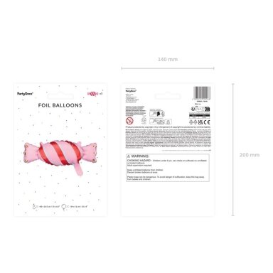 Folinis balionas Saldainis 40x16,5cm, 5 vnt