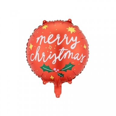 Folinis balionas Merry Christmas Folinis balionas Merry Christmas