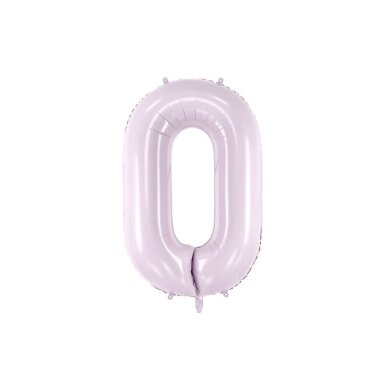 Folinis balionas skaičius 0, violetinis 72cm