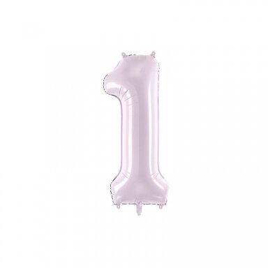 Folinis balionas skaičius 1, violetinis 72cm