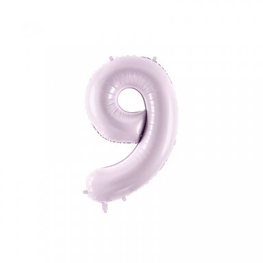 Folinis balionas skaičius 9, violetinis 72cm
