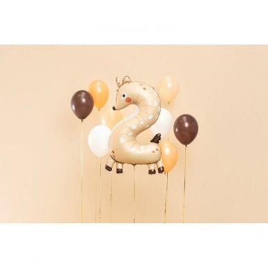 Folinis balionas "2" Stirniukas, 65x102 cm 1