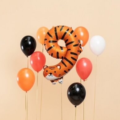 Folinis balionas "9" Tigras, 64x87 cm 1