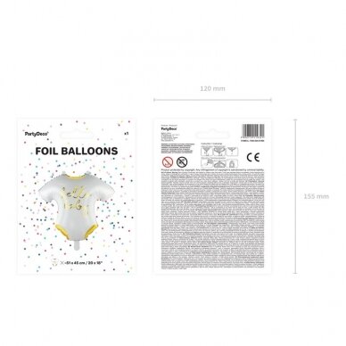 Folinis balionas  "Hello baby" 1
