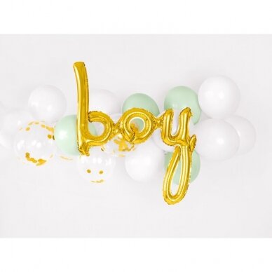 Folinis balionas Boy auksinis, 63.5x74cm 1