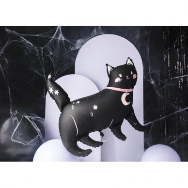 Folinis balionas Juodas katinas, 96x95 cm 2