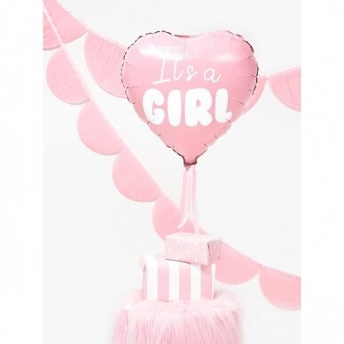 Folinis balionas "It's a Girl" 1 Folinis balionas "It's a Girl" 1