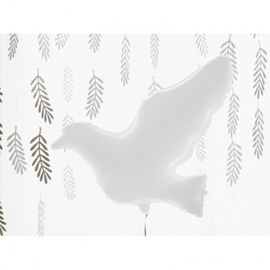 Folinis balionas "Baltas balandis" 77 x 66 cm Folinis balionas "Baltas balandis" 77 x 66 cm