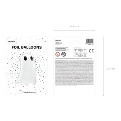 Folinis balionas Vaiduoklis, 48x68 cm 3