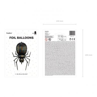 Folinis balionas Voras, 60x101cm 3