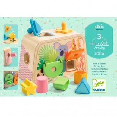 Formų rūšiavimo dėžutė - Multi Boita 6 Formų rūšiavimo dėžutė - Multi Boita 6