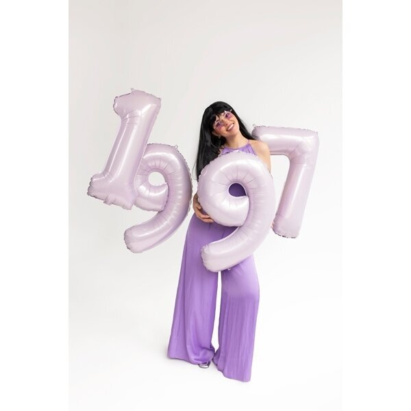 Folinis balionas skaičius 7, violetinis 72cm 3 Folinis balionas skaičius 7, violetinis 72cm 3