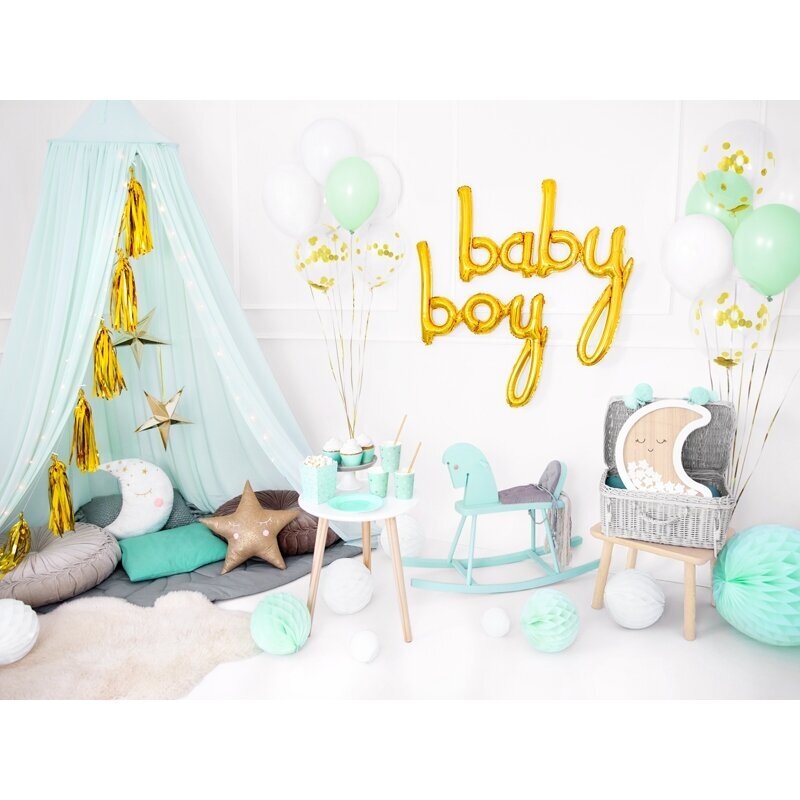 Folinis balionas baby auksinis, 73,5x75,5cm 2 Folinis balionas baby auksinis, 73,5x75,5cm 2