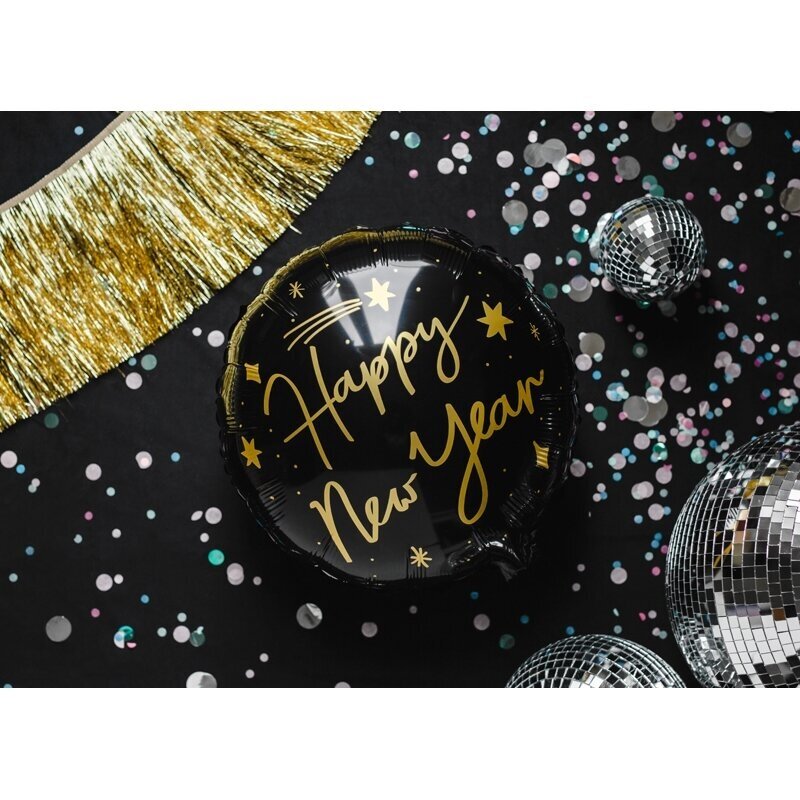 Folinis balionas Happy New Year, 45cm 1 Folinis balionas Happy New Year, 45cm 1