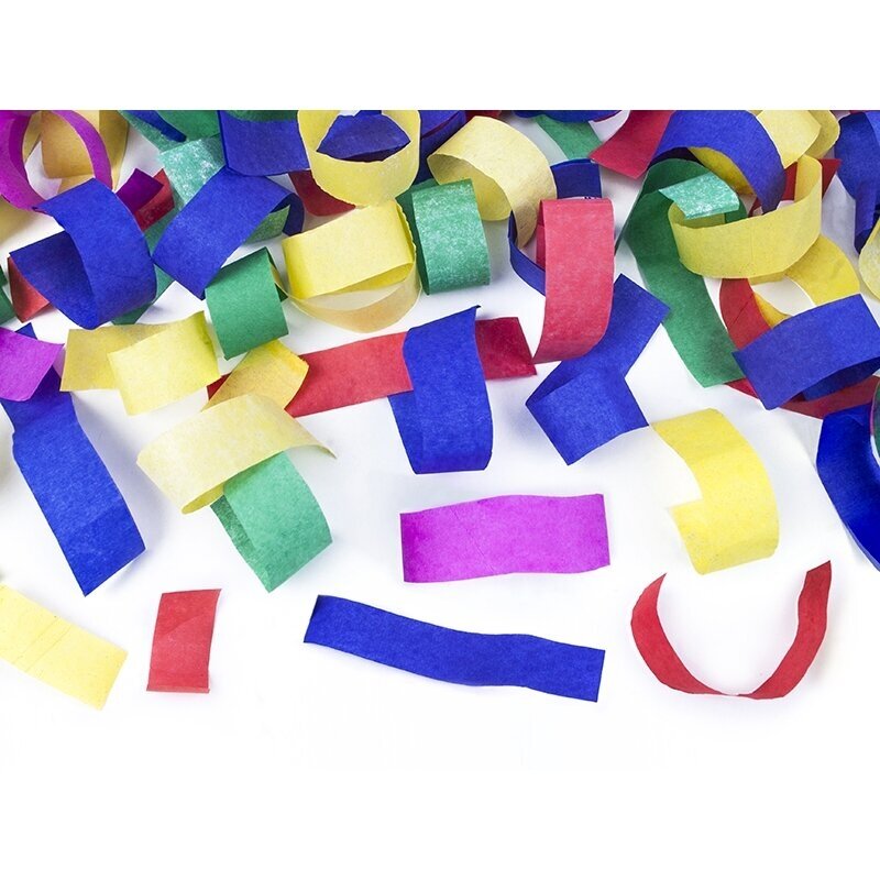 Konfeti patranka „Spalvotos juostelės“ 20cm 1 Konfeti patranka „Spalvotos juostelės“ 20cm 1
