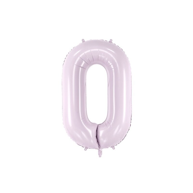 Folinis balionas skaičius 0, violetinis 72cm Folinis balionas skaičius 0, violetinis 72cm