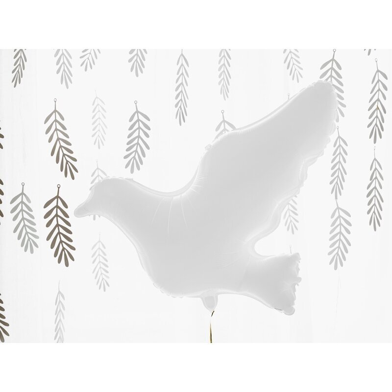 Folinis balionas "Baltas balandis" 77 x 66 cm