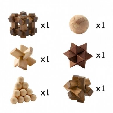 Galvosūkių rinkinys - Woodix 1 Galvosūkių rinkinys - Woodix 1