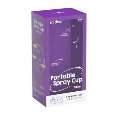 Gertuvė su purškikliu, 500ml violetinė