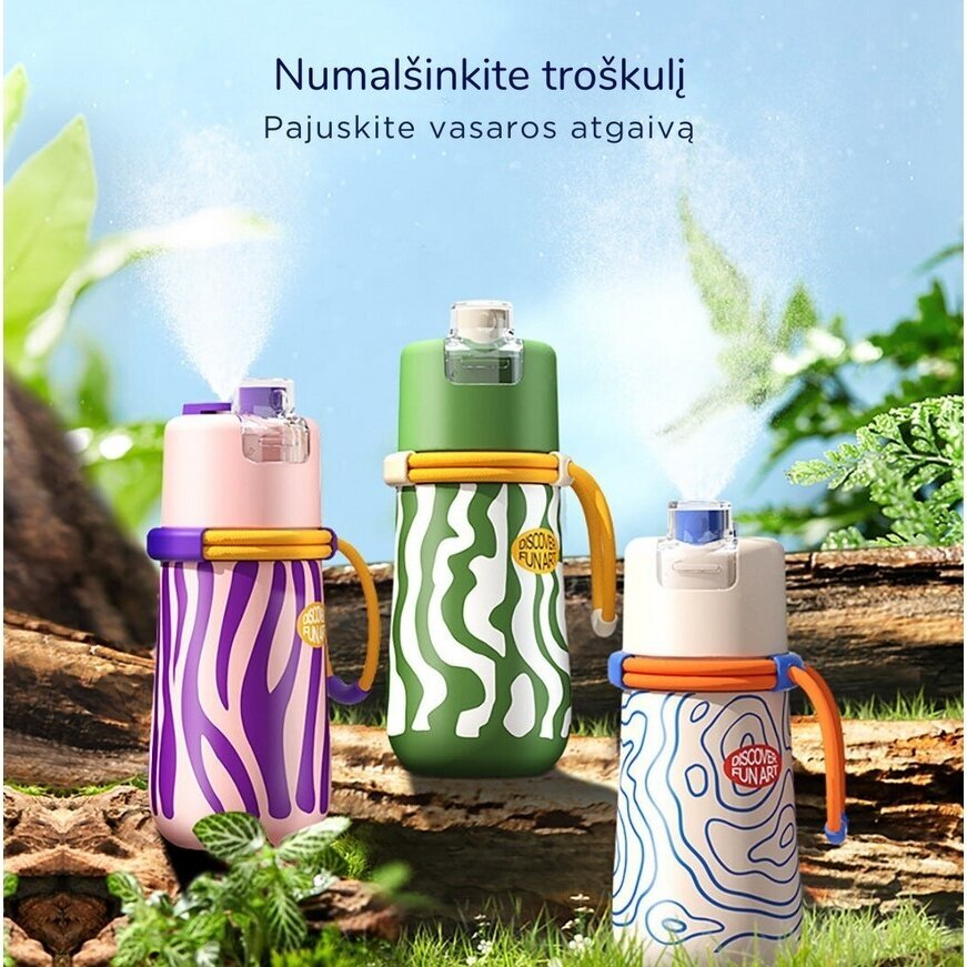 Gertuvė su purškikliu, 500ml violetinė 4 Gertuvė su purškikliu, 500ml violetinė 4