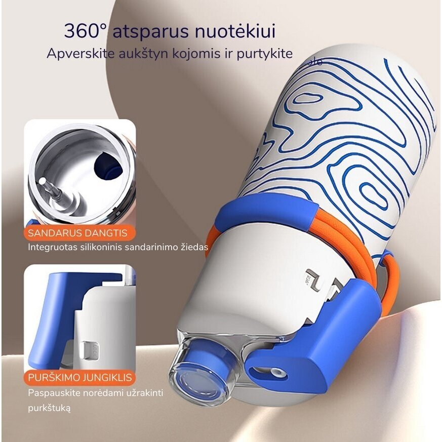 Gertuvė su purškikliu, 500ml violetinė 6