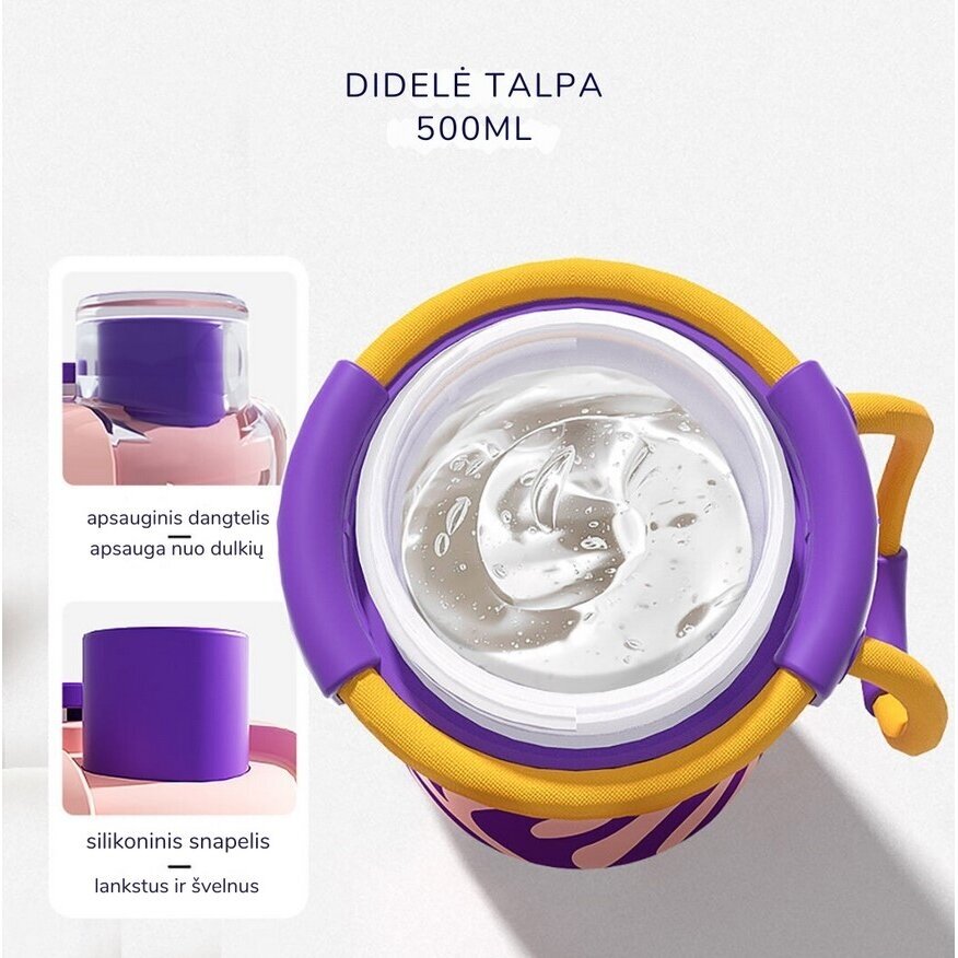 Gertuvė su purškikliu, 500ml violetinė 2