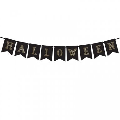 Girlianda juoda Halloween'as, 20x175 Girlianda juoda Halloween'as, 20x175