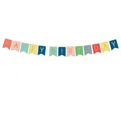 Girlianda marga Happy Birthday, 15x175 Girlianda marga Happy Birthday, 15x175
