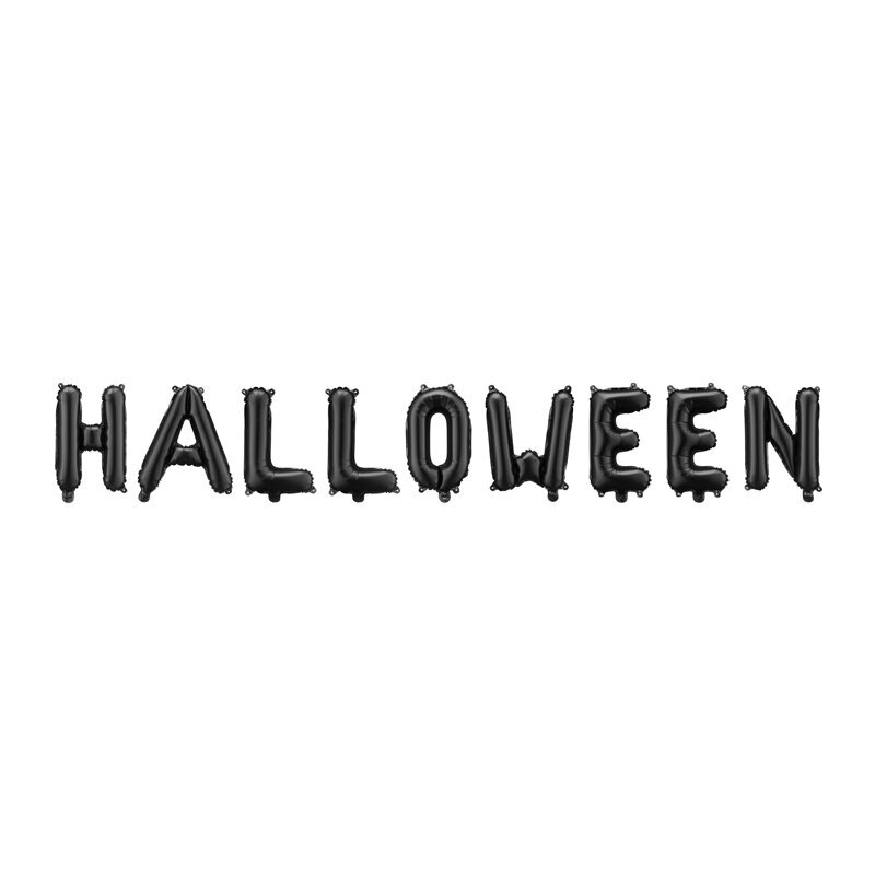 Juodi balionai Halloween'as, 280x46cm