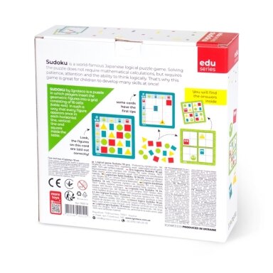 Igroteco loginis žaidimas Sudoku, 16 det. Igroteco loginis žaidimas Sudoku, 16 det.