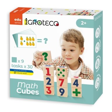 Igroteco žaidimas, Matematinės kaladėlės, 2+ Igroteco žaidimas, Matematinės kaladėlės, 2+