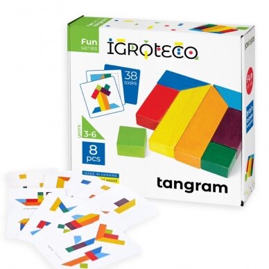 Igroteco Galvosūkis Tangrama, 8 det. 3 Igroteco Galvosūkis Tangrama, 8 det. 3