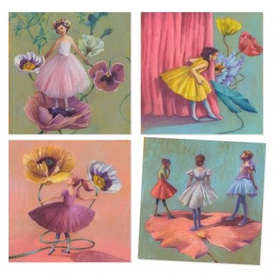 Įkvėpimas - Tapyba su kreidelėmis - Balerina 3 Įkvėpimas - Tapyba su kreidelėmis - Balerina 3