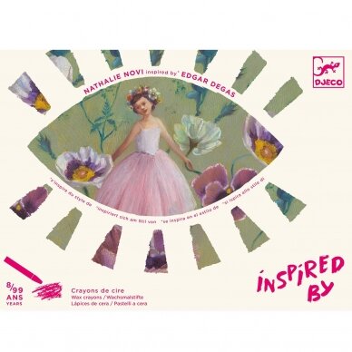 Įkvėpimas - Tapyba su kreidelėmis - Balerina 4 Įkvėpimas - Tapyba su kreidelėmis - Balerina 4