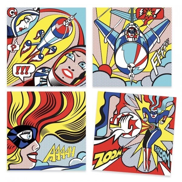 Įkvėpta menininko - Pieškite ir kurkite - Superherojai 3 Įkvėpta menininko - Pieškite ir kurkite - Superherojai 3