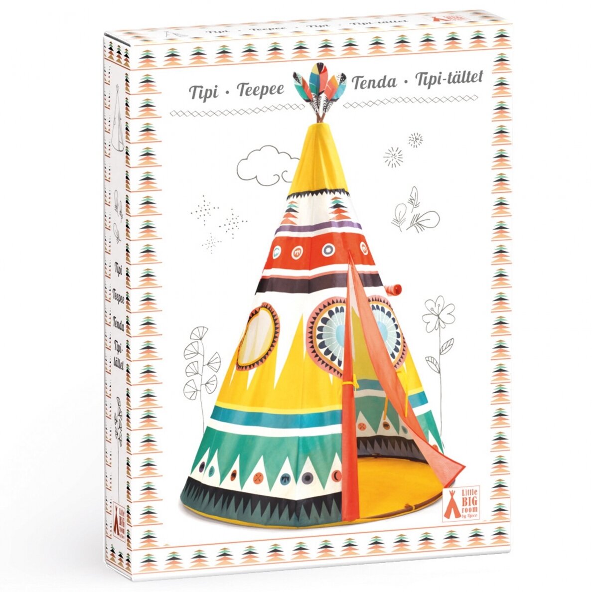 Indėniška palapinė Djeco Tipis DD04491 5