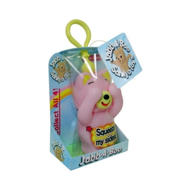 Interaktyvus žaisliukas-pakabutis "Jabb-A-Boo" rožinė katytė 2