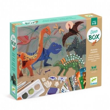 Įvairių rankdarbių rinkinys Dinozaurų pasaulis Įvairių rankdarbių rinkinys Dinozaurų pasaulis