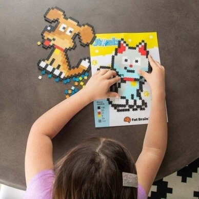 Jixelz dėlionė Katytė ir šuniukas, 700 detalių 1 Jixelz dėlionė Katytė ir šuniukas, 700 detalių 1