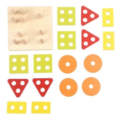 Jutiklinė rūšiuoklė "Geometrija" kvadratas 2 Jutiklinė rūšiuoklė "Geometrija" kvadratas 2