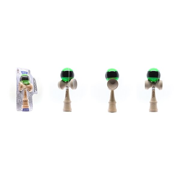 Kendama žaislas, medinis/žalias 2 Kendama žaislas, medinis/žalias 2