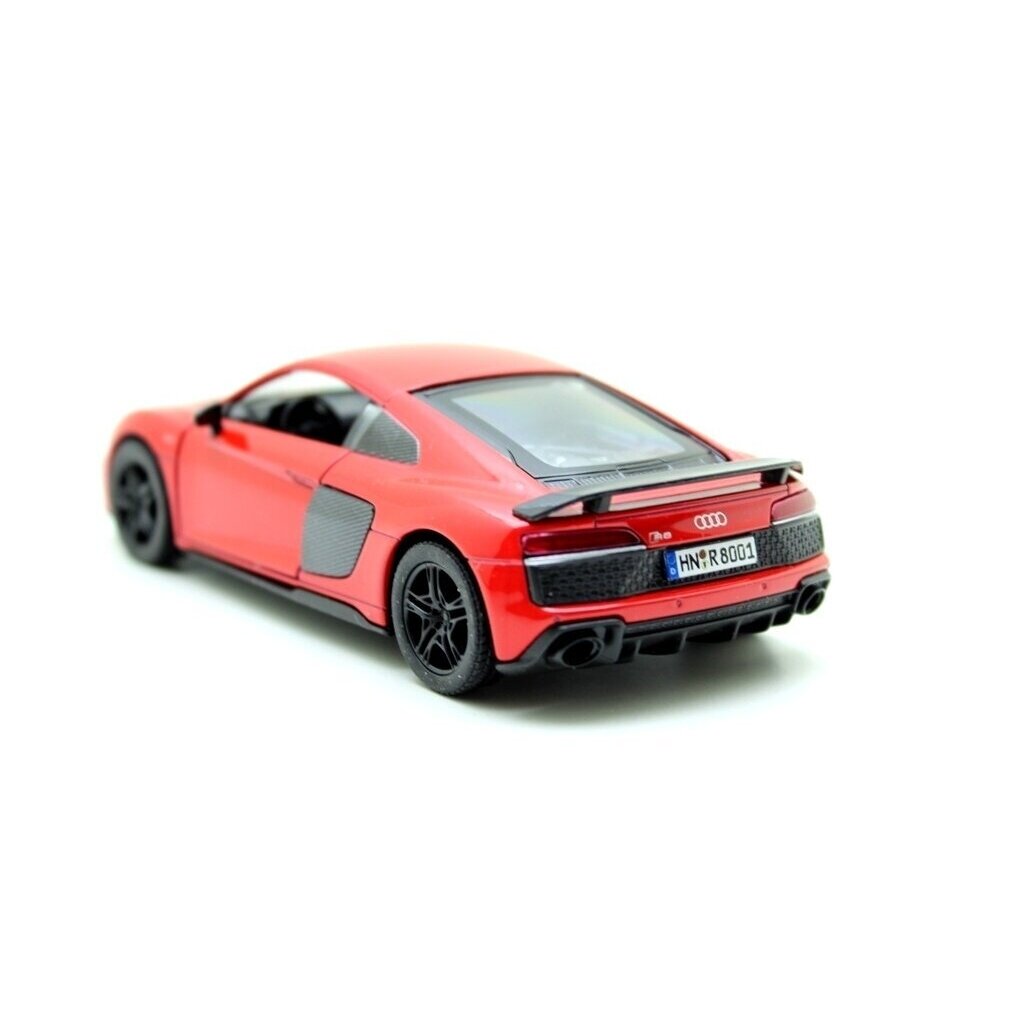 KiNSMART automobilis, 2020 Audi R8 Coupé, raudonas 1 KiNSMART automobilis, 2020 Audi R8 Coupé, raudonas 1