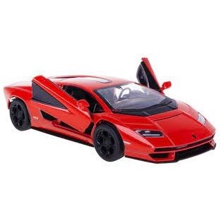 KiNSMART automobilis, Lamborghini Countach LPI 800-4, raudonas KiNSMART automobilis, Lamborghini Countach LPI 800-4, raudonas
