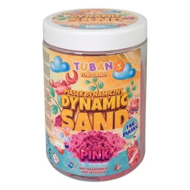 Kinetinis smėlis - Rožinis - 1 kg