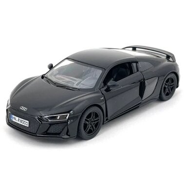 KiNSMART automobilis, 2020 Audi R8 Coupé, juodas KiNSMART automobilis, 2020 Audi R8 Coupé, juodas
