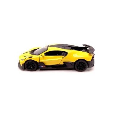 KiNSMART automobilis, Bugatti Divo, geltonas
