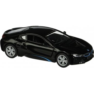 KiNSMART automobilis, BMW i8, juodas KiNSMART automobilis, BMW i8, juodas