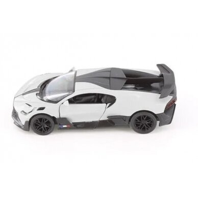 KiNSMART automobilis, Bugatti Divo, baltas 1 KiNSMART automobilis, Bugatti Divo, baltas 1